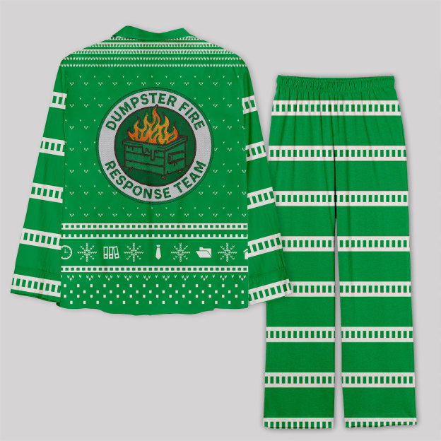 Dumpster Fire Response Team Geek Pajama Sets