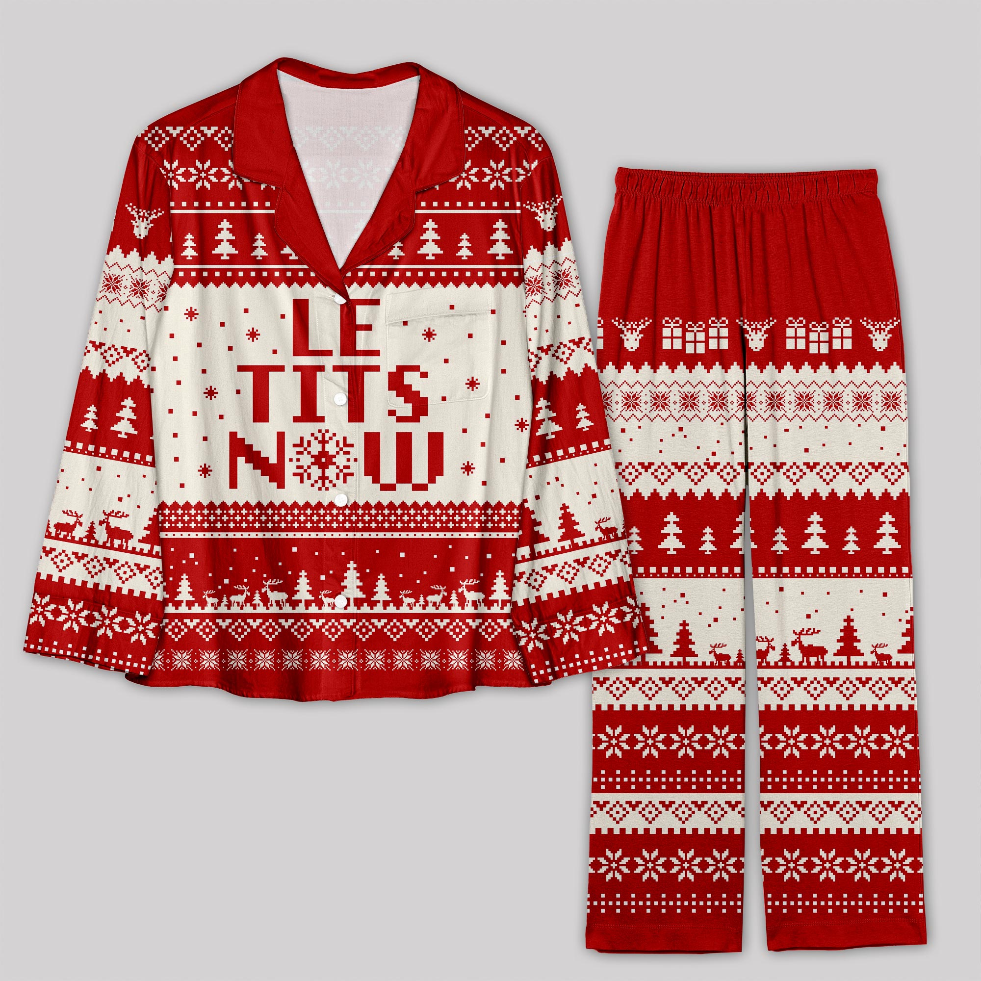 Le Tits Now Geek Pajama Sets