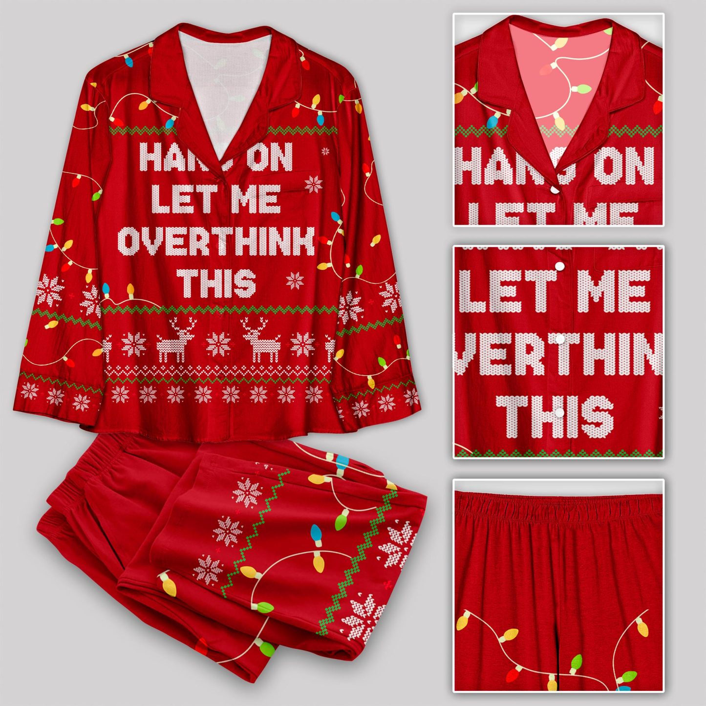 Hang on Let Me Overthink This Geek Pajama Sets