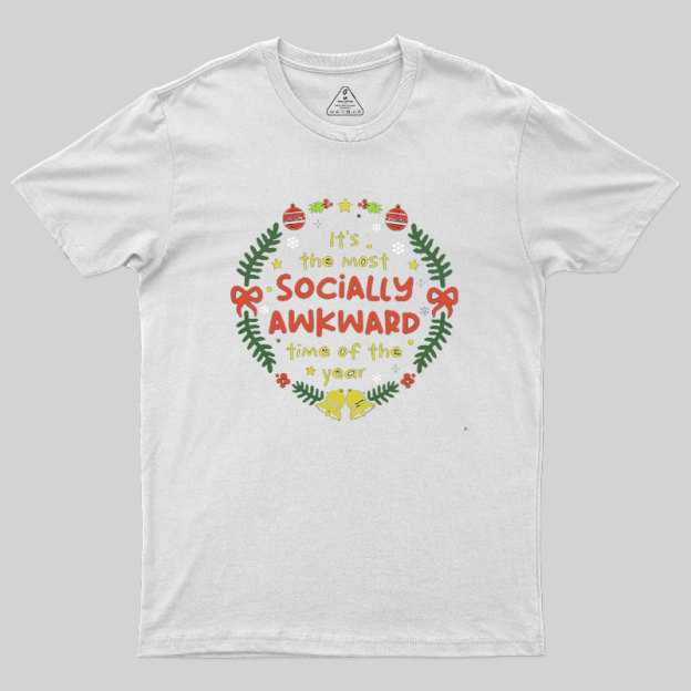 Socially Awkward Christmas Geek T-Shirt