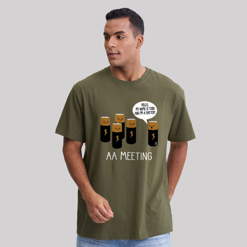 AA MEETING Geek T-Shirt