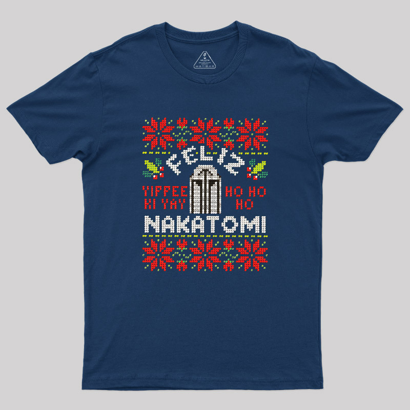 Feliz Nakatomi Sweater Geek T-Shirt