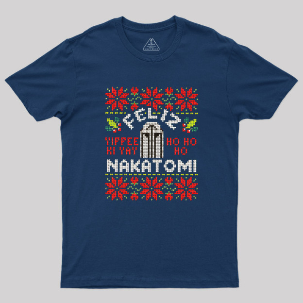 Feliz Nakatomi Sweater Geek T-Shirt