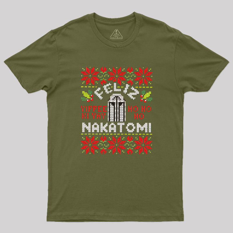 Feliz Nakatomi Sweater Geek T-Shirt