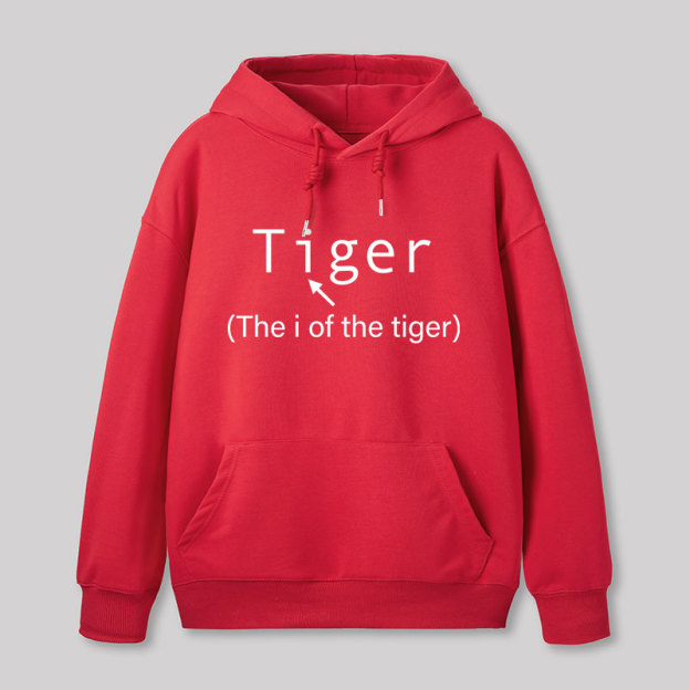 The i Of The Tiger Geek Hoodie