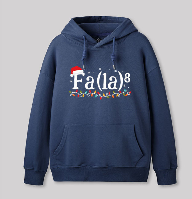 Math Nerd Christmas Fa la la la Geek Hoodie