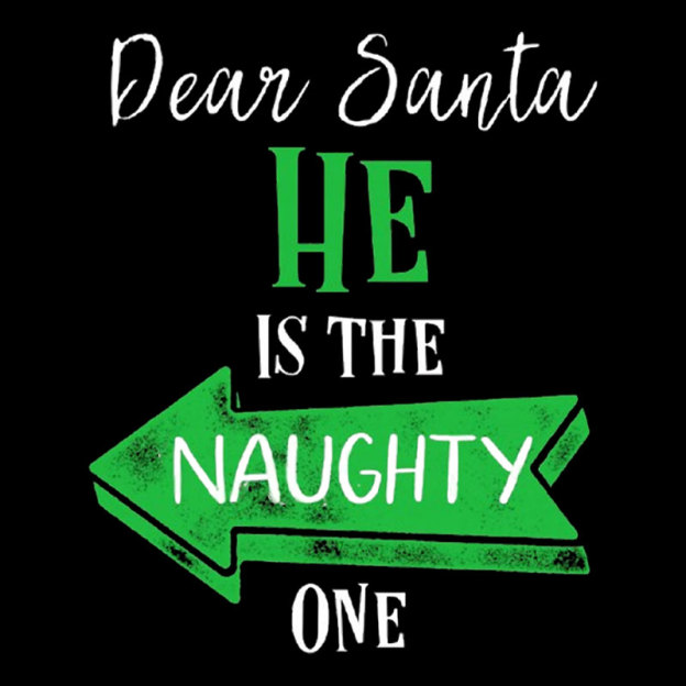 He Is The Naughty One Geek T-Shirt