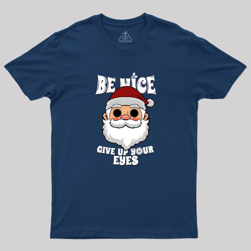 Spooky Santa Claus Dark Humor Gift For Christmas Geek T-Shirt