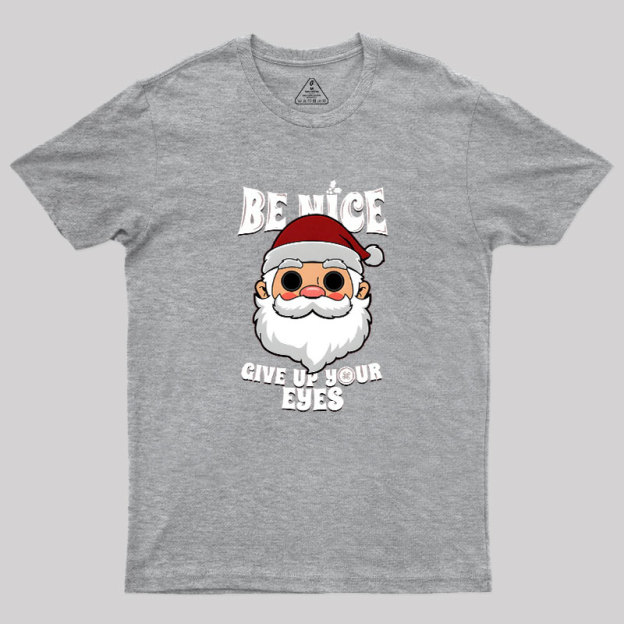 Spooky Santa Claus Dark Humor Gift For Christmas Geek T-Shirt