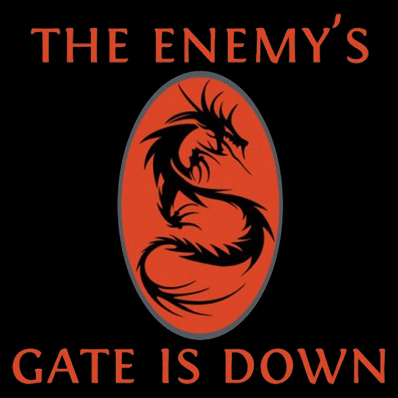 The Enemy's Gate Is Down Geek T-Shirt