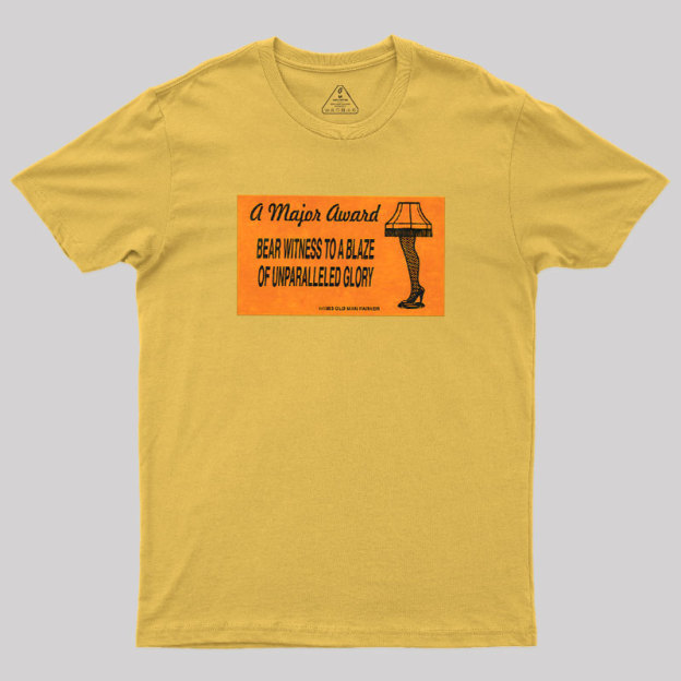 A Major Award Card Geek T-Shirt