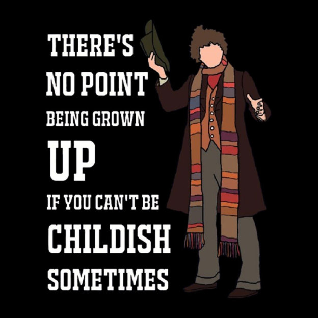 There��s No Point Being Grown-Up Geek T-Shirt