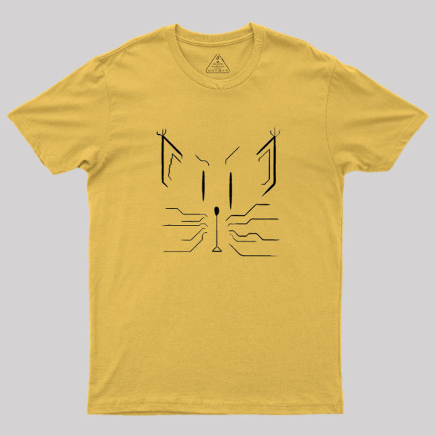 Cats Lines Cat Geek T-Shirt