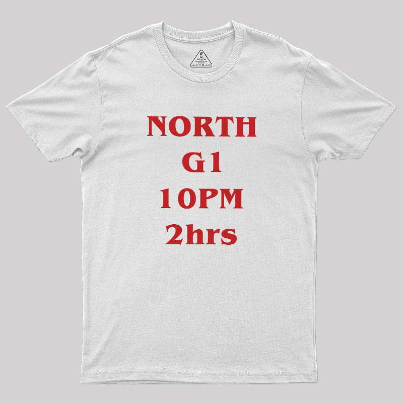 NORTH G1 10PM 2h Geek T-Shirt