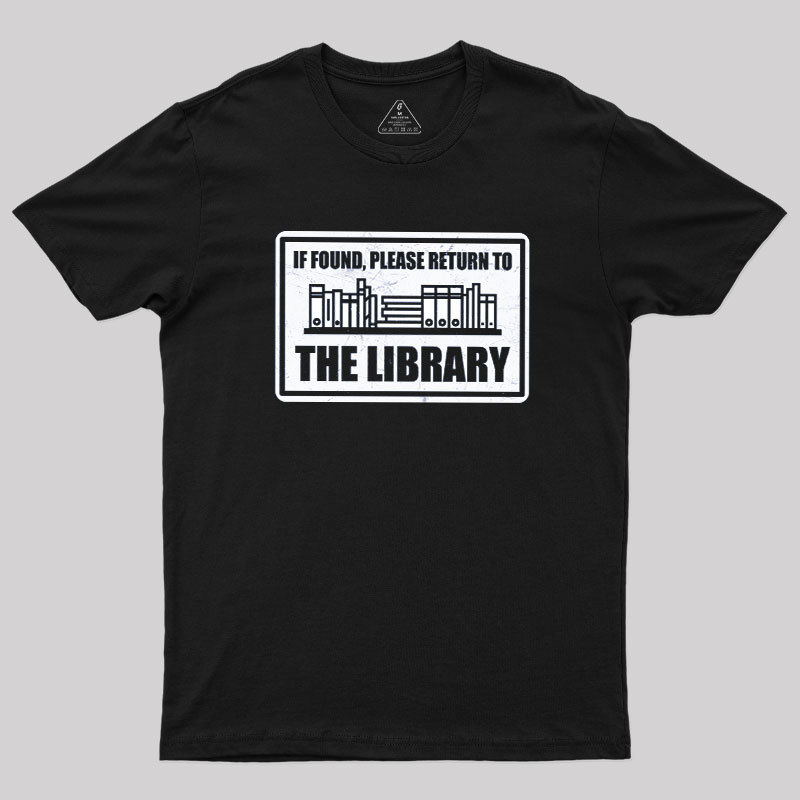 Return to the Library Geek T-Shirt