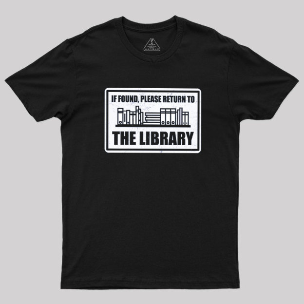 Return to the Library Geek T-Shirt