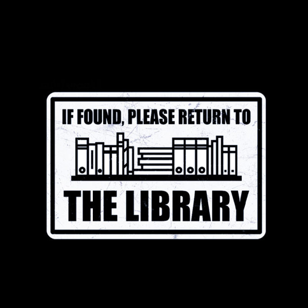 Return to the Library Geek T-Shirt
