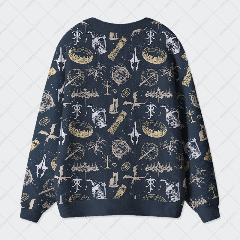 Magic Ring Cool Geek Ugly Cardigan Sweaters 
