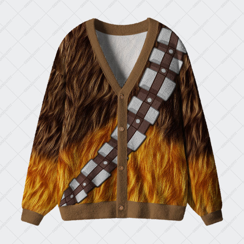 Geeksoutfit Chewie Outfit Geek Ugly Cardigan Sweaters for Sale