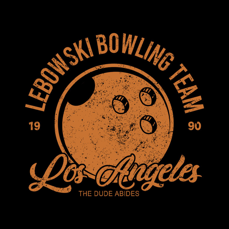 Lebowski Bowling Team Geek T-Shirt