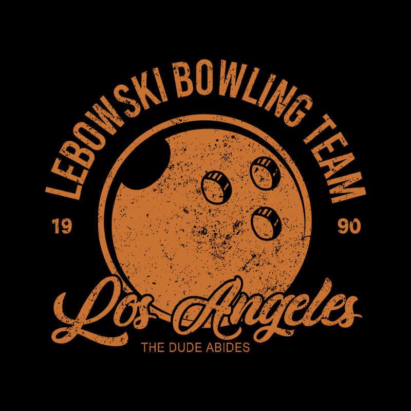 Lebowski Bowling Team Geek T-Shirt