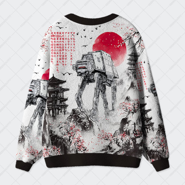 Ink ATAT Geek Ugly Cardigan Sweaters 
