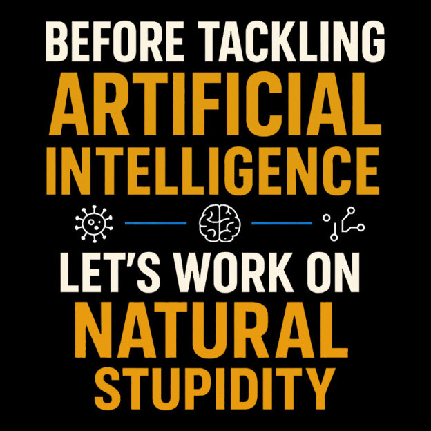 Let's Work on Natural Stupidity Geek T-Shirt