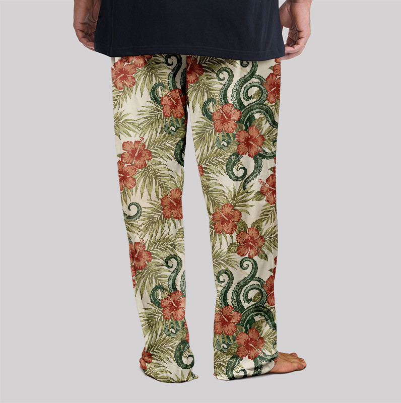 Tropical Snake Geek Loungewear Pants