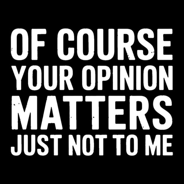 Of Course Your Opinion Matters Geek T-Shirt
