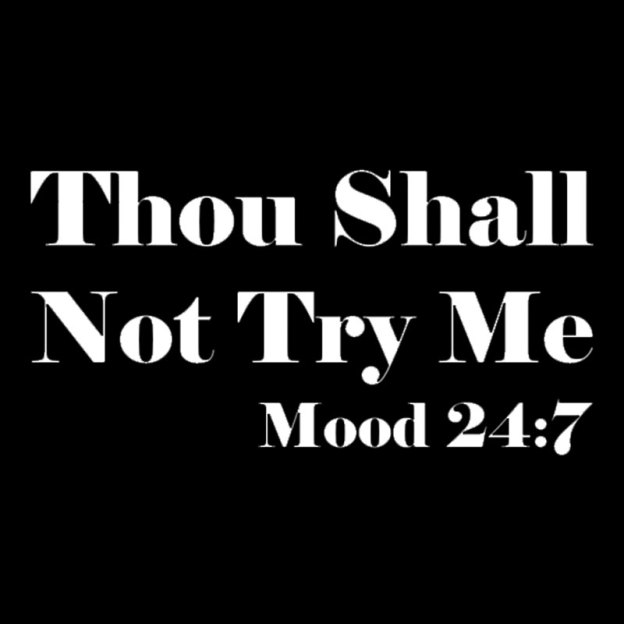 Thou Shall Not Try Me Geek T-Shirt