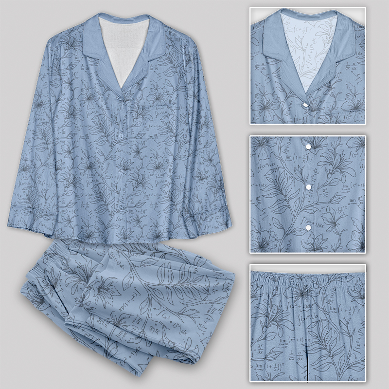 Floral Branch Function Geek Pajama Sets