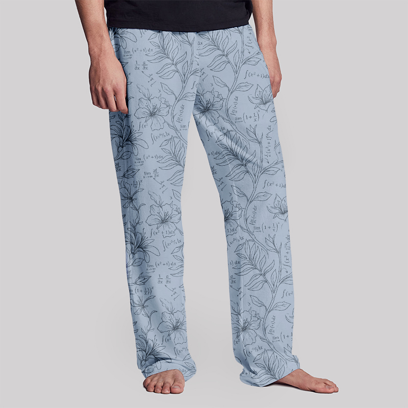 Floral Branch Function Geek Loungewear Pants