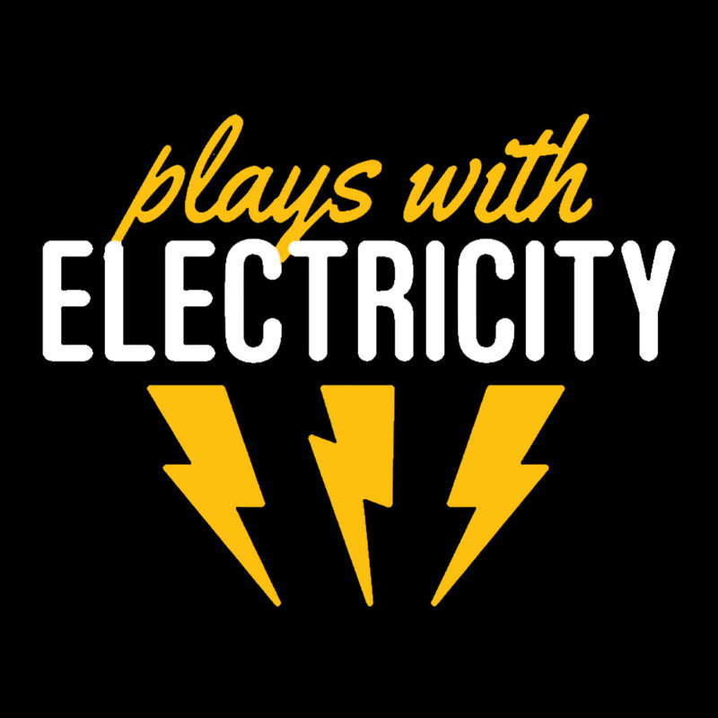 Plays With Electricity Geek T-Shirt