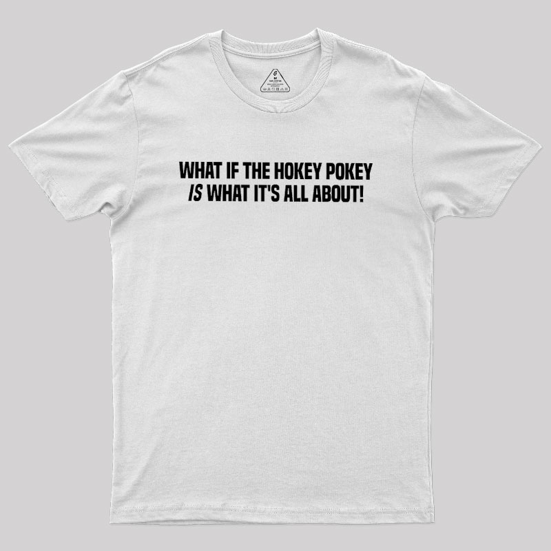 What If The Hokey Pokey Is What Its All About Geek T-Shirt