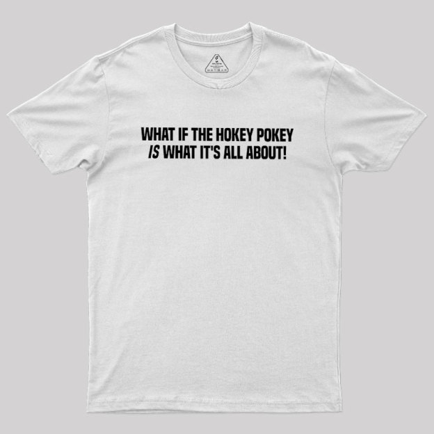 What If The Hokey Pokey Is What Its All About Geek T-Shirt