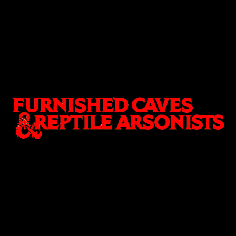 Furnished Caves & Reptile Arsonists Geek T-Shirt