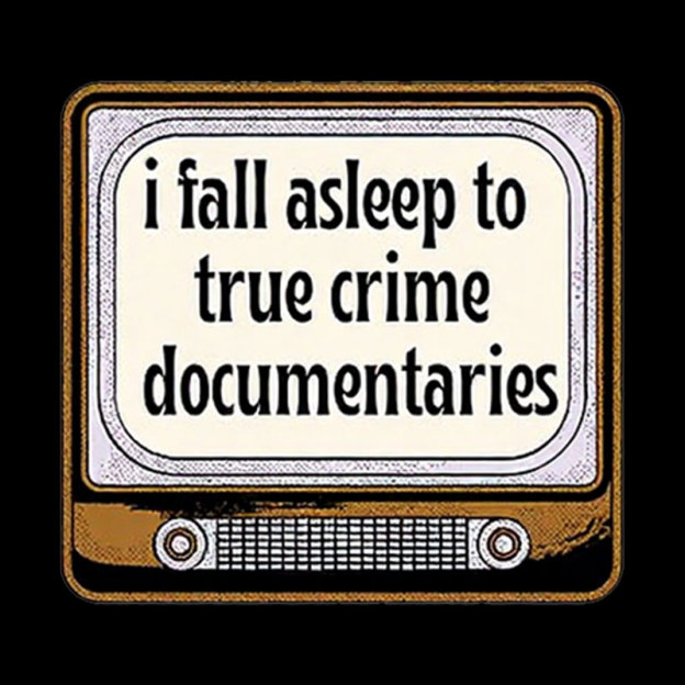 I Fall Asleep To True Crime Documentaries Geek T-Shirt