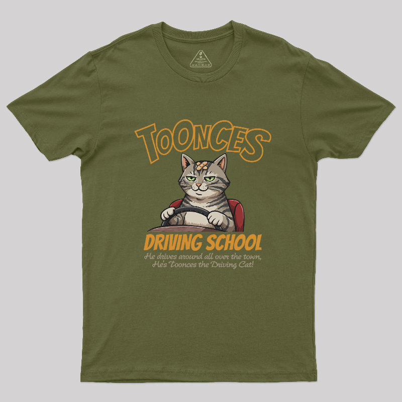 Toonces Driving Academy Geek T-Shirt