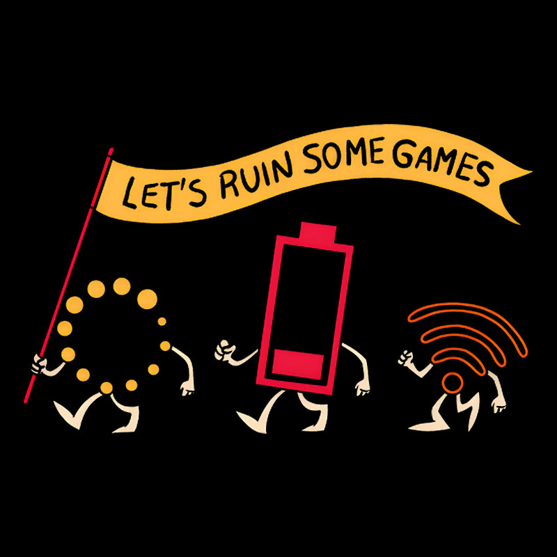 Let's Ruin Some Games Geek T-Shirt