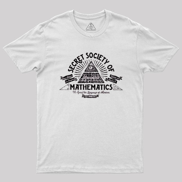 Illumathnati - Secret Society of Math Geek T-Shirt