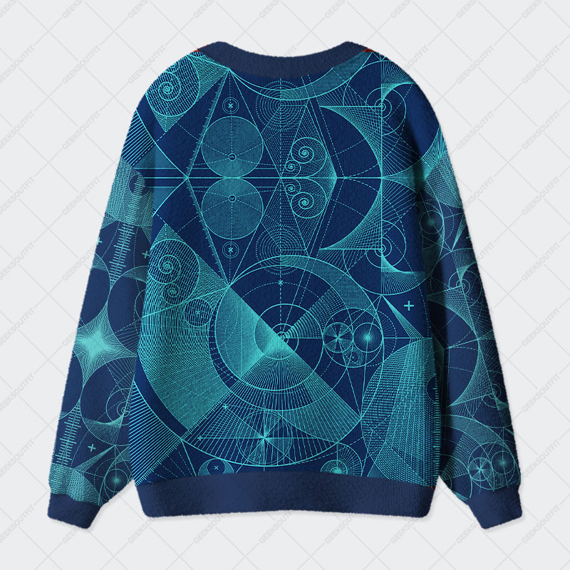 The Beauty of Geometric Shapes Geek Ugly Cardigan Sweaters 