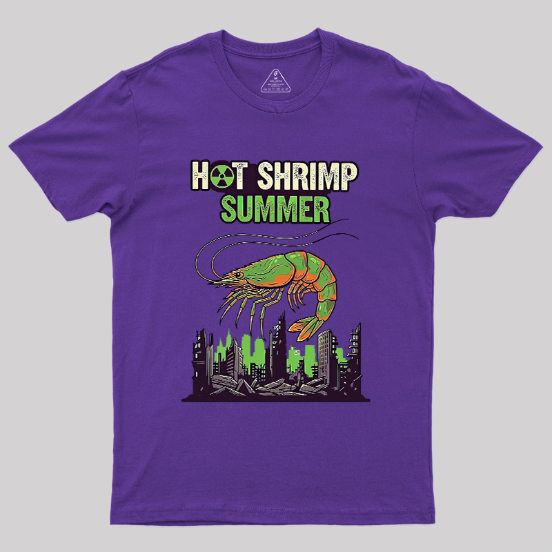 Hot Shrimp Summer Funny Radioactive Geek T-Shirt