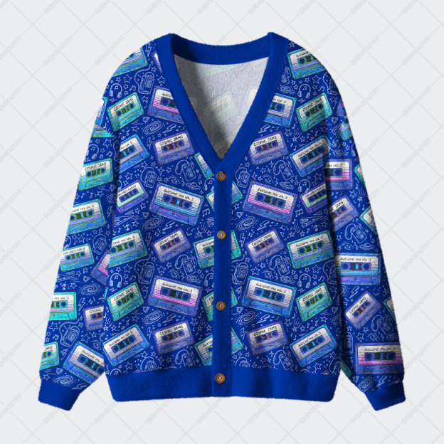 Mixtape Memories Geek Ugly Cardigan Sweaters 