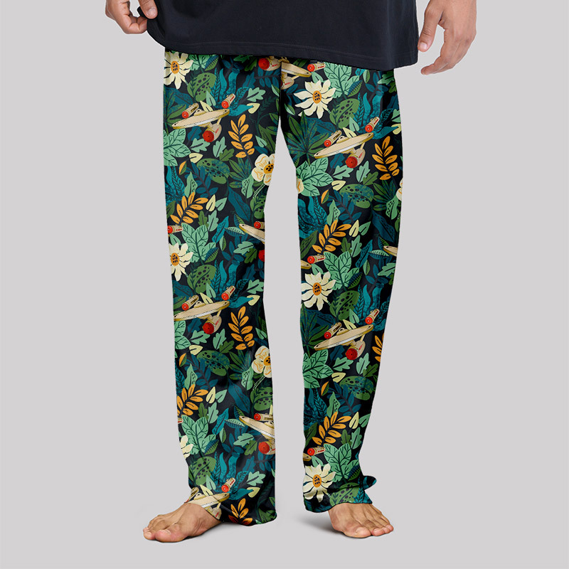 Scifi Spacecraft Hawaii Geek Loungewear Pants