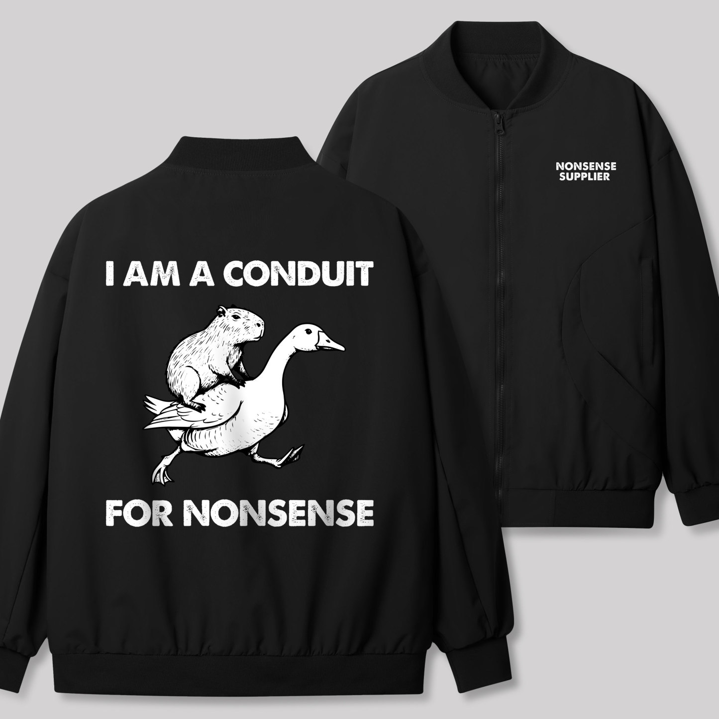 Nonsense Supplier Geek Classic Bomber Jacket