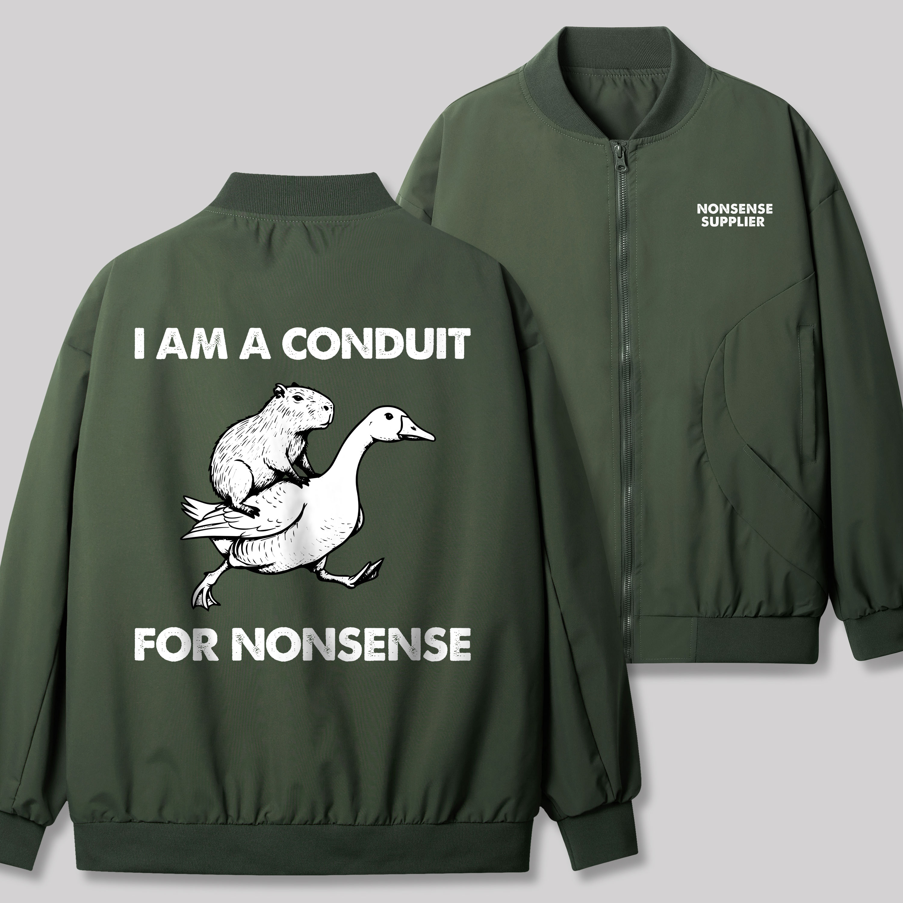 Nonsense Supplier Geek Classic Bomber Jacket