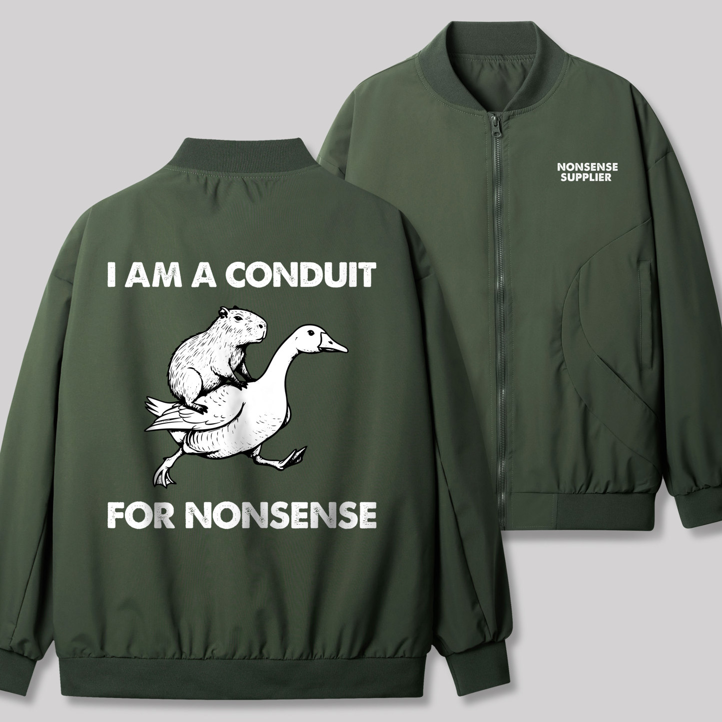 Nonsense Supplier Geek Classic Bomber Jacket