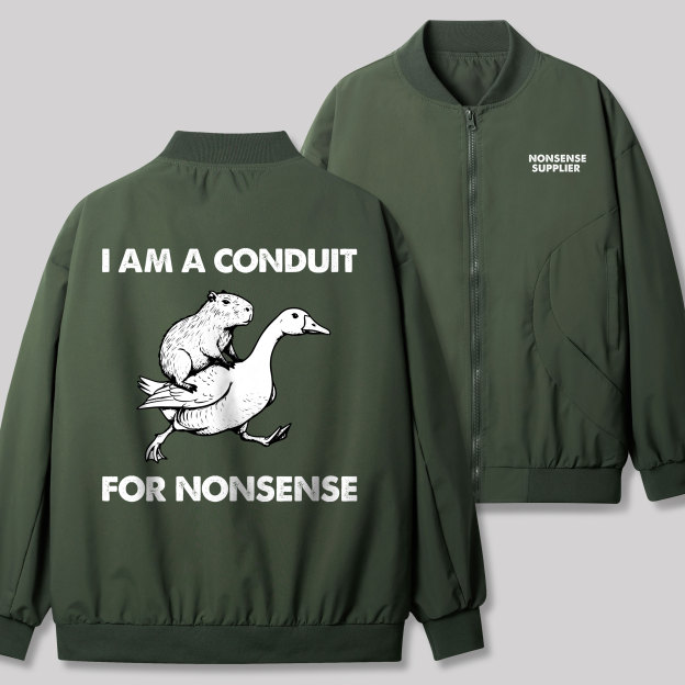 Nonsense Supplier Geek Classic Bomber Jacket