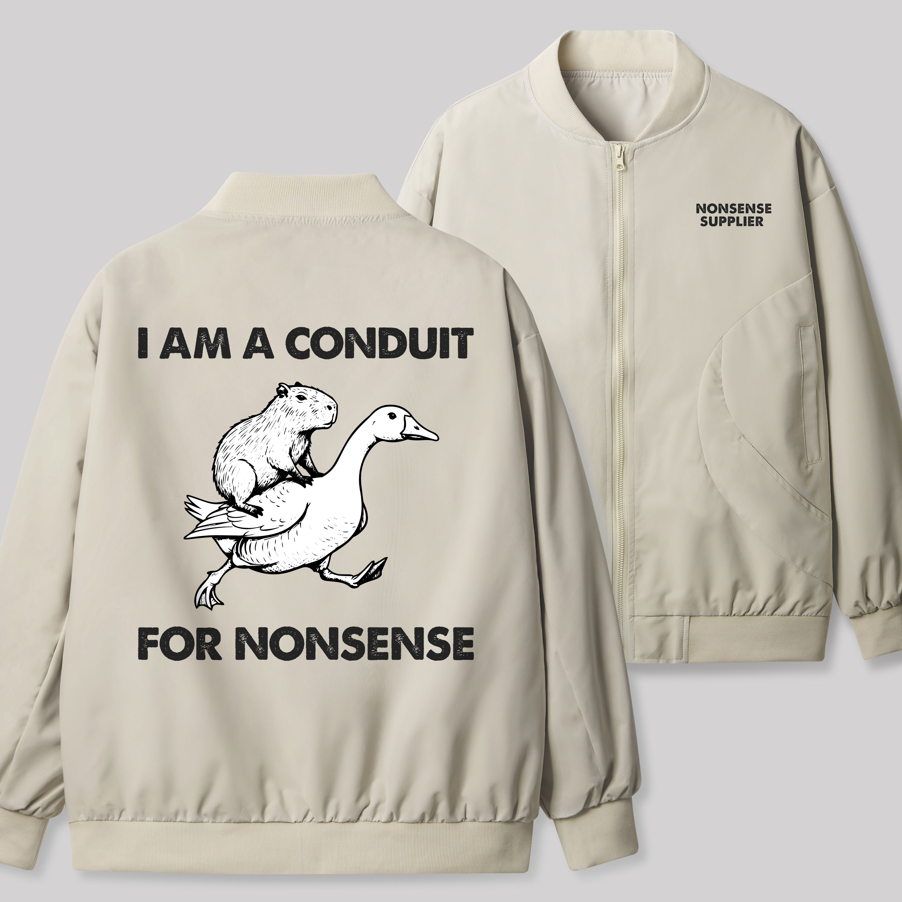 Nonsense Supplier Geek Classic Bomber Jacket