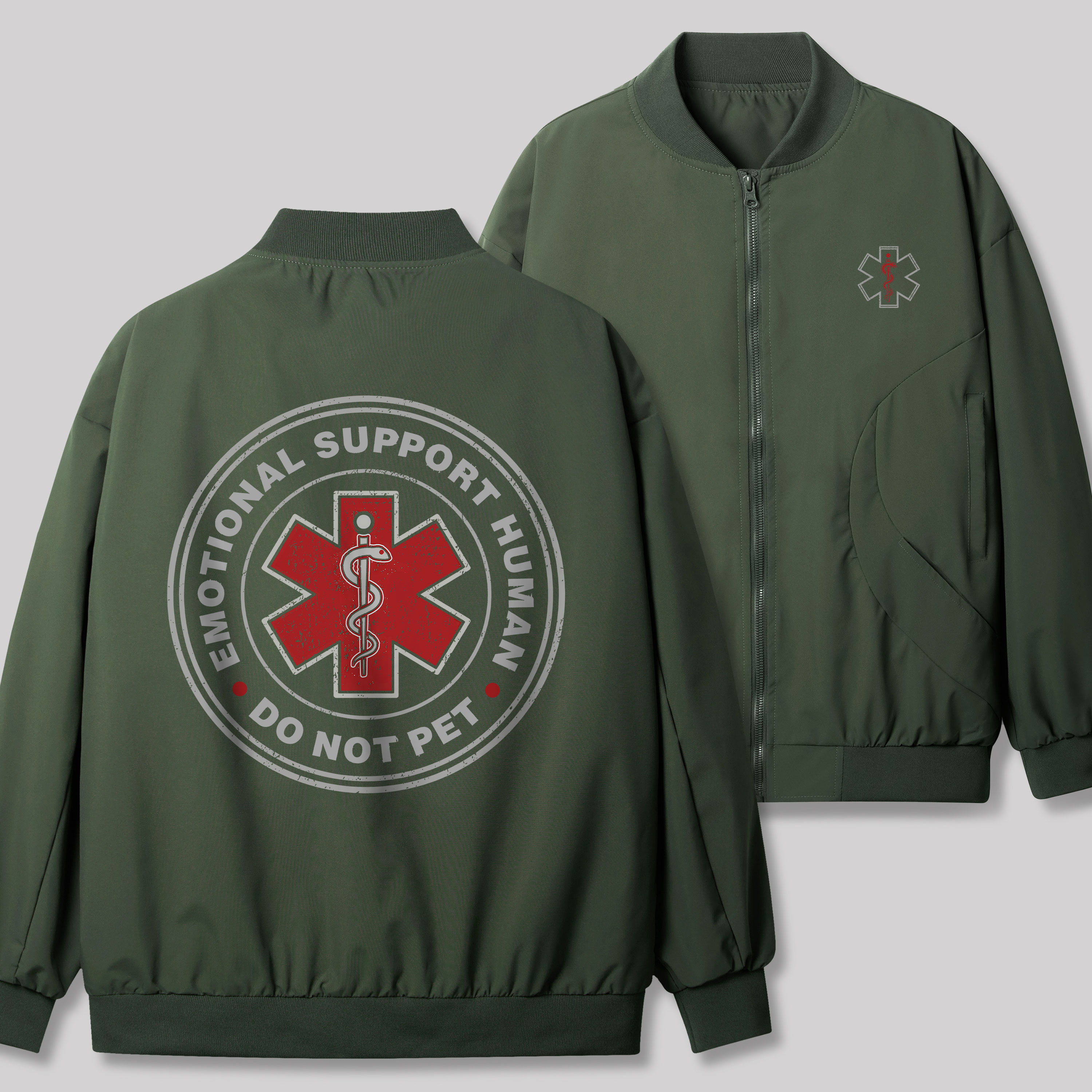 Don't Pet Geek Classic Bomber Jacket